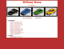 Tablet Screenshot of milenarose.com